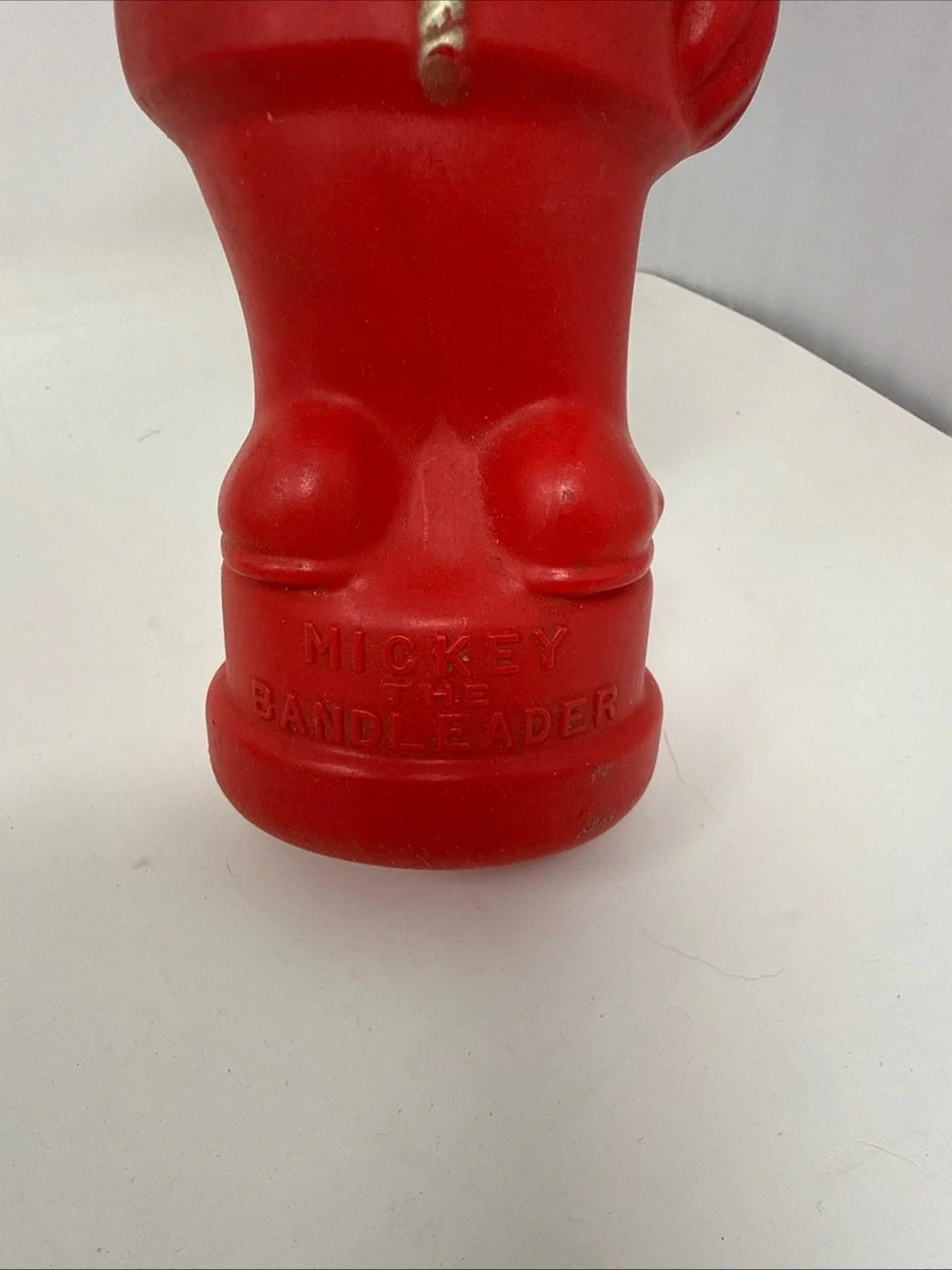 Vintage Disney Mickey Mouse The Band Leader Soaky Bubble Bath Bottle(Empty)